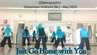 Just Go Home with You - Line Dance | Sebastiaan Holtland (NL) - May 2024