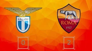 Lazio-Roma goal 0-2 Radja Nainggolan