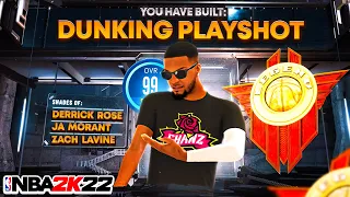 NEW "DUNKING PLAYMAKING SHOT CREATOR" BUILD is a DEMI GOD on NBA2K22! 99 3PT & CONTACT DUNKS on a PG