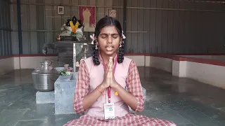 #GitaChallenge  Krithika of class VI Amrita Vidyalayam Kanyakumari