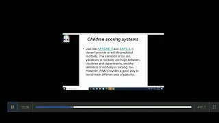 Scoring system in ICU