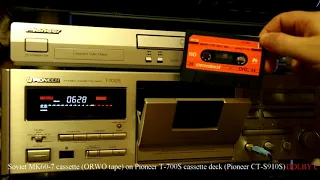 Trash! Compact cassettes MK60-7 on Pioneer T-700S and Kenwood KX-7030 cassette decks