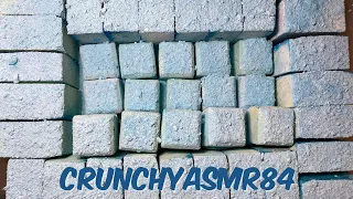 26 Blue Blocks of Gym Chalk | Sleep Aid | Oddly Satisfying | ASMR