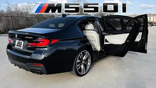 2022 BMW M550i Walkaround Review + Exhaust Sound & Launch Control
