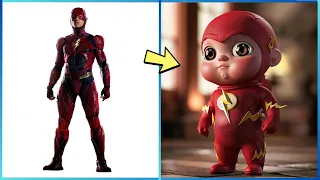 AVENGERS As CHUBBY BABY VENGERS 🔥 All Characters ( MARVEL & DC ) 2024