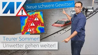 Erschreckende Juliprognose: Schwere Gewitter und Unwetter kommen wieder! Schadensreicher Sommer!