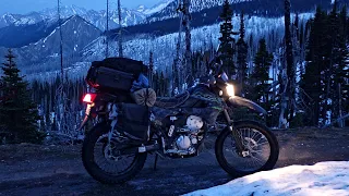 Solo Motocamping With The KLX 300. Washington State's Most Dangerous Road