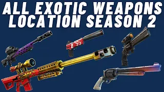 NPCs Selling Exotic Weapons(Location) Fortnite Season 2 Chapter 3!