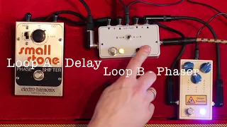 Sonic Fields - Dual True Bypass looper with order switch