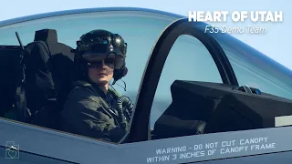 Get to know the first female F35 Demo Pilot in the Air Force | Heart of Utah