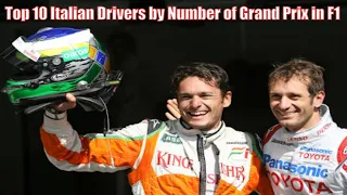 Formula 1 Statistics: Top 10 Most Experienced Italian Drivers by Number of Grand Prix