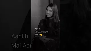 Aankh Mai Aansu Aaye The ? | Kaifi Khalil Interview Shayari | Zehri Writes Status | WhtsApp Status🥀