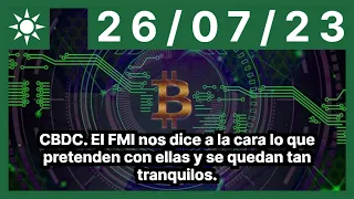 CBDC. El FMI nos dice a la cara lo que pretenden con ellas y se quedan tan tranquilos.