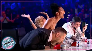 ROFL! Golden Buzzer Comedian Makes Judges Can't STOP LAUGHING!