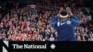 #TheMoment Raptors fans surprised Pascal Siakam for his return to Toronto