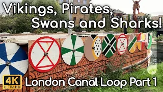 Walking the Regents Canal from Limehouse Basin to Camden Lock - London Canal Loop Part 1