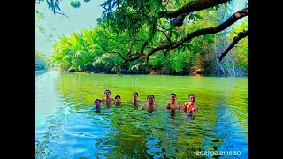 Vlog No. 2 Biglaang ligo sa ilog.. Mga paniki talon talon... lundag lundag.. inom ng (tuba) 😁