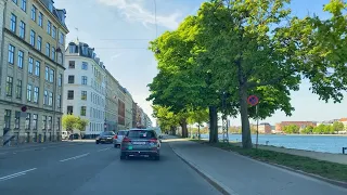 Sunshine day in Copenhagen 2022 / Driving In Denmark 2022 || 4k UHD 60fps