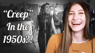 First Reaction to "Creep" COVER by Post Modern Jukebox!