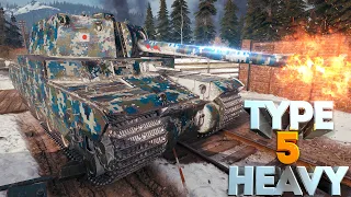 Type 5 Heavy • НОВЫЙ РЕКОРД УРОНА • WoT Gameplay