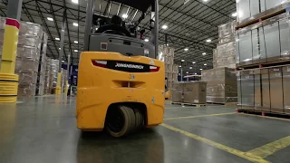 Jungheinrich® Three Wheel Electric Counterbalanced Forklift Review - Daikin Manufacturing