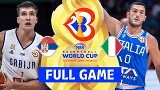 Serbia v Italy | Full Basketball Game | FIBA Basketball World Cup 2023