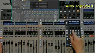 WING, DAW controls explaining with Logic Pro X