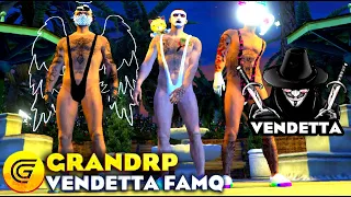 РОЗЫГРЫВАЮ ПРИЗЫ С БИТВЫ СЕМЕЙ! РУЛЕТКА!🔥 GTA 5 GRAND RP 🔥 VENDETTA 🔥