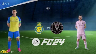 EA Sports FC 24 - Inter Miami CF Vs Al Nassr FC - Club Friendly | Ft. Messi Ronaldo | PS5™ [4K60]