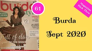 #burdastyle #burdaseptember #burdamagazineVlog 61 Burda Sept 2020