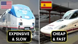 Passenger Rail in the US vs. Spain - Brace Yourself for Utter Chagrin