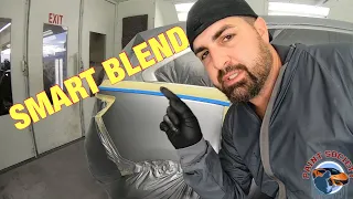 Car Painting HOW TO: Blend Basecoat and Clearcoat