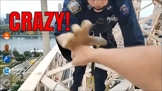 SMOOTH SANCHEZ CLIMBS QUEENSBORO BRIDGE IN NYC (FULL COMPLETE WITH COMMENTARY)