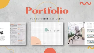 The Portfolio that will get you a job | How to make an Interior Design Portfolio