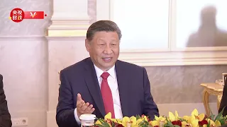 独家视频丨习近平：令我感动的是 昨天给我献花的姑娘就是15年前给我献花的小姑娘