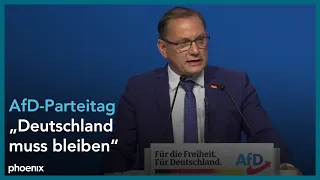 AfD-Parteitag: Rede von Tino Chrupalla (AfD, Fraktionsvorsitzender)