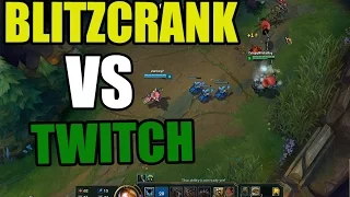 League of Legends - Blitzcrank vs Twitch: How to Tilt an ADC