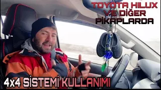 TOYOTA HILUX 4x4 SİSTEMİ KULLANIMI VE YAĞ BAKIMI VERİLERİ SIFIRLAMA