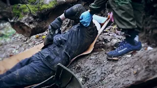 Первое отчётное видео с соревнований по медицинской помощи.