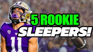 5 Sleepers I LOVE for 2024 Dynasty Football Rookie Drafts!