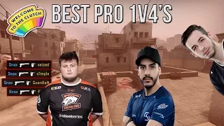 CS:GO - BEST PRO 1V4 CLUTCHES OF ALL-TIME ft. coldzera, s1mple, kennyS, Snax, shox & MORE!