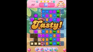 Candy Crush Saga Level 3736 Get Sugar Stars, 27 Moves Completed, No Boosters