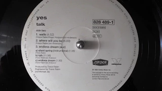 Yes - Talk (1994 original vinyl rip / LP / full album)