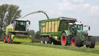 Gras Harvest 2022 : LU Jumpers / Claas Jaguar 960 / Fendt 936 / Krone / Grasernte / Gras hakselen
