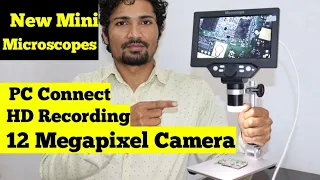 New Mini Microscope 12Megapixel Camera HD Recording with PC connect 🔥🔥🔥
