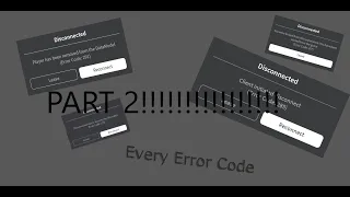 Every error code on roblox explained Part 2