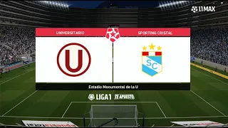 Universitario vs Sporting Cristal ● Liga 1 Te Apuesto 2024 ● PES 2021
