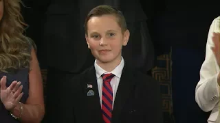 President Trump highlights efforts of boy who placed flags on veterans' graves