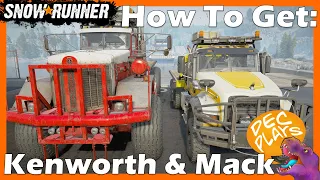 How To Get Season 10 Trucks - Kenworth & Mack - Snowrunner