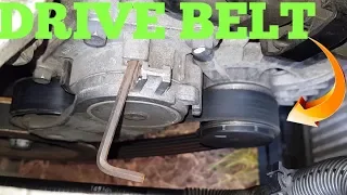 HOW TO REMOVE PEUGEOT PARTNER 1.6 HDI ALTERNATOR BELT/DRIVE BELT